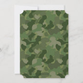 Schattigee trendy politie auto verjaardag uitnodig kaart (Achterkant)