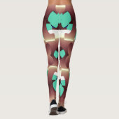 Schattigee trendy veelkleurige "Ratti_Creative_Art Leggings (Achterkant)