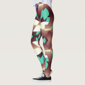 Schattigee trendy veelkleurige "Ratti_Creative_Art Leggings (Links)