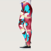 Schattigee trendy veelkleurige "Ratti_Creative_Art Leggings (Links)