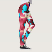 Schattigee trendy veelkleurige "Ratti_Creative_Art Leggings (Rechts)