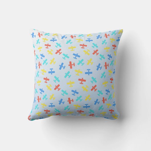 Schattigee Trex Dinosaurus Vliegen Een Charmant Vl Kussen (Achterkant)