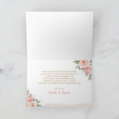 Schattigee Tribal Elephant Verjaardag Baby shower  Bedankkaart (Binnen)