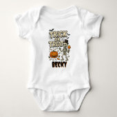 Schattigee Trick or treat Baby Romper (Voorkant)