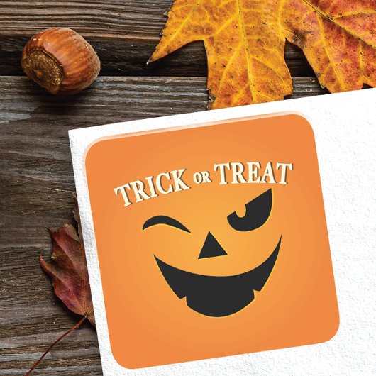 SCHATTIGEE Trick or treat Happy Halloween Sticker