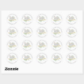 Schattigee Triplets Koala Beer Baby shower Retourn Ronde Sticker (Vel)