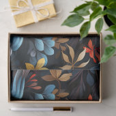 Schattigee Tropische Bloemen Oerwoud Vogels Decoup Tissuepapier (Geschenk)