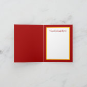 Schattigee Tropische papegaai voeg tekst toe voor Kaart (Binnen)