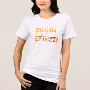 Schattigee trotse Punjabi Princess - Indian Punjab Tri-Blend Shirt