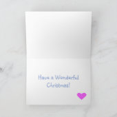 Schattigee Trotting Pony Christmas Kaart (Binnen)