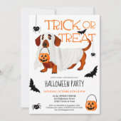 Schattigee truc behandelen hond spookscript Hallow Kaart (Voorkant)