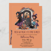 Schattigee truc traktatie kinder snoepjes Hallowee Kaart (Voorkant / Achterkant)