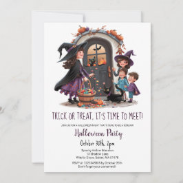 Schattigee truc traktatie kinder snoepjes Hallowee Kaart