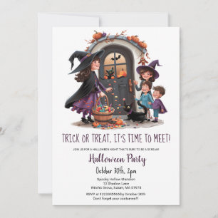 Schattigee truc traktatie kinder snoepjes Hallowee Kaart