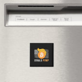 Schattigee Trump Amerika Donald Pump Crypto Sarcas Magneet (Insitu (Vaatwasser))
