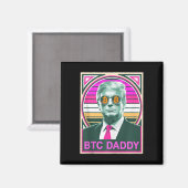 Schattigee Trump Bitcoin BTC Daddy Finance Audit F Magneet (Voorkant / Achterkant)
