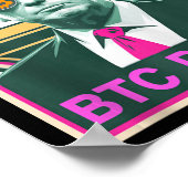 Schattigee Trump Bitcoin BTC Daddy Finance Audit F Poster (Hoek)
