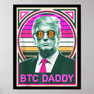 Schattigee Trump Bitcoin BTC Daddy Finance Audit F Poster