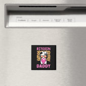 Schattigee Trump Bitcoin Daddy Crypto Finance Mone Magneet (Insitu (Vaatwasser))