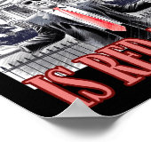 Schattigee Trump Het nieuwe jaar is weer rood Witt Poster (Hoek)