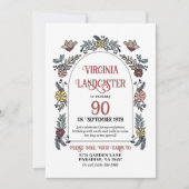 Schattigee tuin 90e douche per post Verjaardag Kaart (Voorkant)