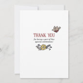 Schattigee tuin 90e douche per post Verjaardag Kaart (Achterkant)