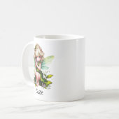 Schattigee tuin fee aangepaste naam koffiemok (Voorkant links)