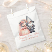 Schattigee tuin gnoom bruiloft - nog lang en geluk bedankzakje (Geknipt)