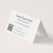 Schattigee tuin kabouters 6 stoten loyaliteit visitekaartje (Achterkant)