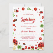 Schattigee Tuin kleine bug baby shower Kaart (Voorkant)