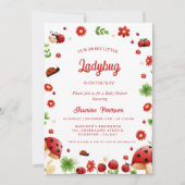 Schattigee Tuin kleine bug baby shower Kaart (Voorkant)