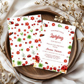 Schattigee Tuin kleine bug baby shower Kaart