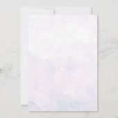 Schattigee Tuin Paarse Hydrangea Bloemen Vrijgezel Kaart (Achterkant)