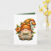 Schattigee Tuin partij welkom Herfst aanpasbaar Kaart (Gele Bloem)