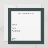 Schattigee Tuin party liefhebbers Kaart (Achterkant)