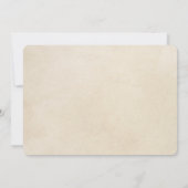 Schattigee tuin picknick Baby shower Kaart (Achterkant)