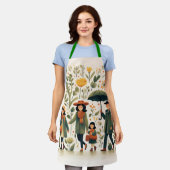 Schattigee tuin schort (Gedragen)