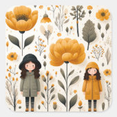 Schattigee tuin sticker (Voorkant)