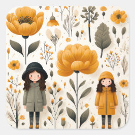 Schattigee tuin sticker