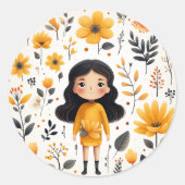 Schattigee tuin sticker (Voorkant)