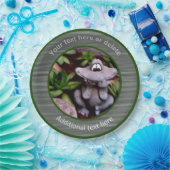 Schattigee Tuinkikker Gepersonaliseerde Partij Papieren Bordje (Feest)