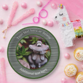 Schattigee Tuinkikker Gepersonaliseerde Partij Papieren Bordje (Feest)