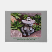 Schattigee Tuinkikker Wees Vriendelijk Inspirerend Deurmat (Voorkant)