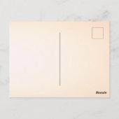 Schattigee Turkije Fun Family Thanksgiving Briefkaart (Achterkant)