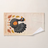 Schattigee Turkije Happy Thanksgiving handdoek (Handdoek)