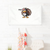 Schattigee Turkije Moo Fake Koe Head Funny Herfst Spandoek (Insitu)