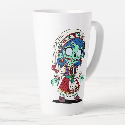 Schattigee turkse zombie latte mok (Rechterhoek)