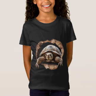 Schattigee Turtle animatie effecten. T-shirt