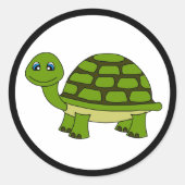 Schattigee Turtle Cartoon Stickers (Voorkant)