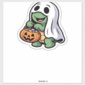 Schattigee Turtle Ghost Kostuum � Schattige Hallow Sticker (Vel)